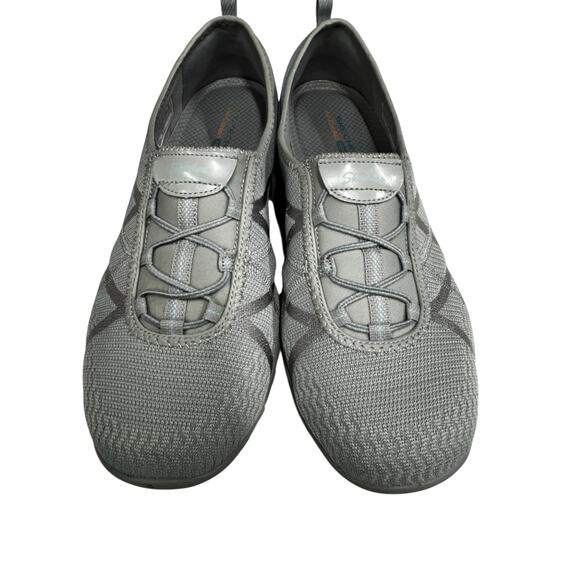 Skechers Women's Casual Breathe-Easy-A-Look Mary Jane Flat Size 11 Gray - Picture 7 of 14